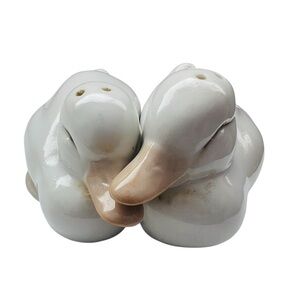 Vintage Fitz and Floyd Duck Salt & Pepper Shakers - Made in Japan
